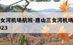 唐山三女河机场航班-唐山三女河机场航班时刻表2023