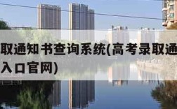 高考录取通知书查询系统(高考录取通知书查询系统入口官网)