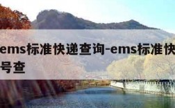 邮政ems标准快递查询-ems标准快递查询单号查