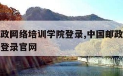 中国邮政网络培训学院登录,中国邮政网络培训学院登录官网