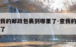 查一下我的邮政包裹到哪里了-查我的邮政快递到哪了