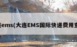 大连ems(大连EMS国际快递费用查询)