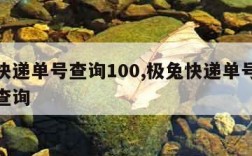 极兔快递单号查询100,极兔快递单号查询号码查询