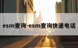 esm查询-esm查询快递电话