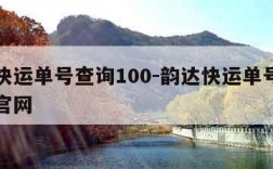 韵达快运单号查询100-韵达快运单号查询入口官网