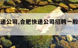 合肥快递公司,合肥快递公司招聘一般从事什么工作