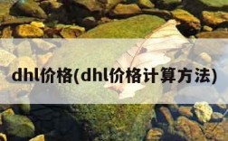 dhl价格(dhl价格计算方法)