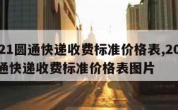 2021圆通快递收费标准价格表,2021圆通快递收费标准价格表图片