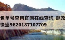 邮政小包单号查询官网在线查询-邮政小包单号查询快速9620187107709